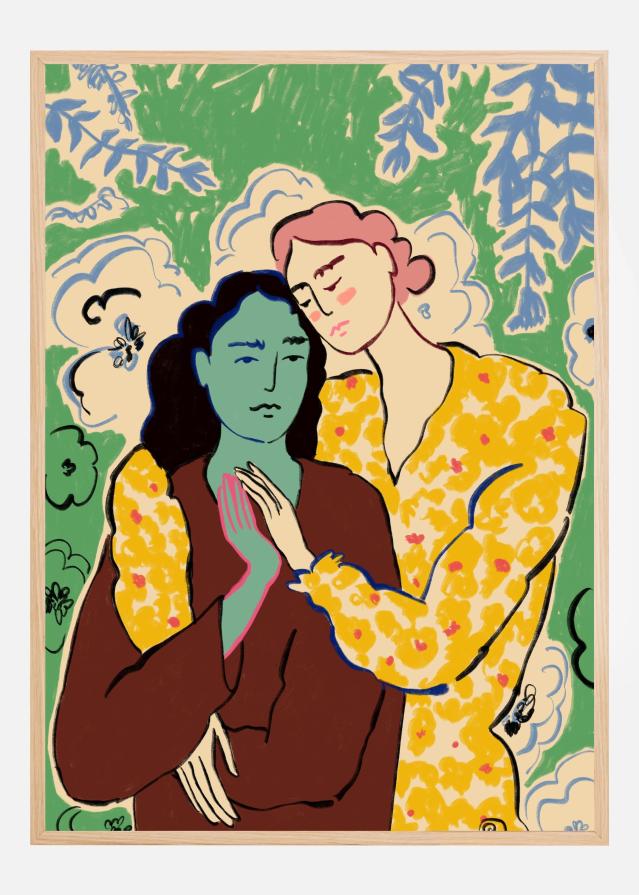 Holding Hands Poster