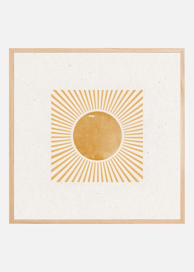 Radiant Sunburst Poster