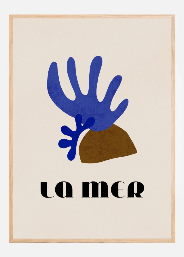 La Mer Abstract Ocean No. 01 Poster