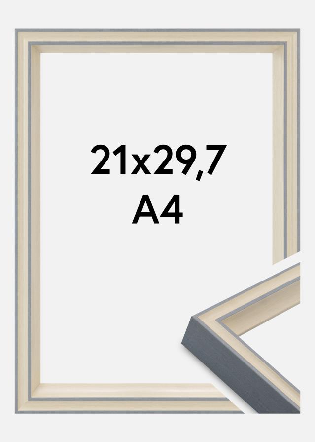 Ramă Riga Sticlă acrilică Gri 21x29,7 cm (A4)