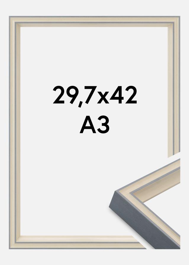 Ramă Riga Sticlă acrilică Gri 29,7x42 cm (A3)