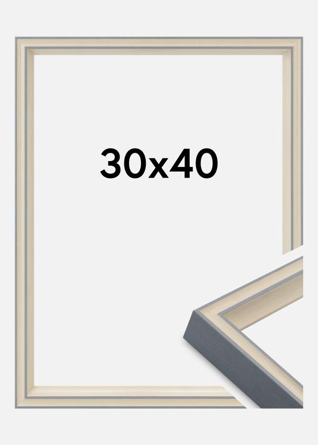 Ramă Riga Sticlă acrilică Gri 30x40 cm