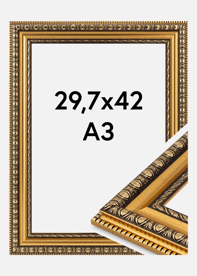 Ramă Ornato Sticlă acrilică Auriu 29.7x42 cm (A3)