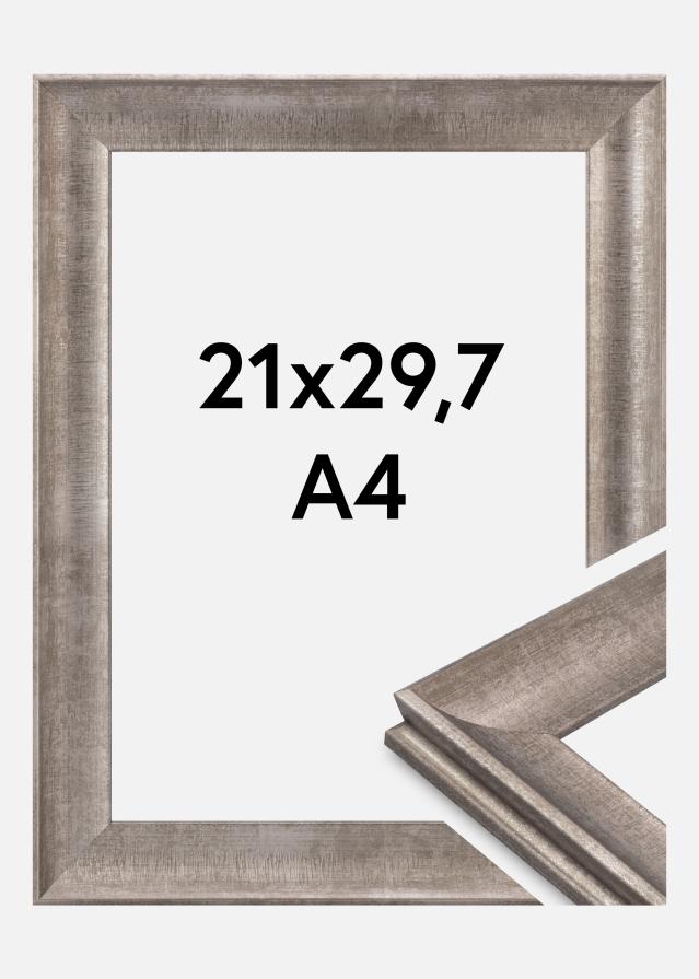 Ramă Conca Sticlă acrilică Argintiu 21x29,7 cm (A4)