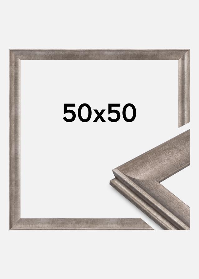 Ramă Conca Sticlă acrilică Argintiu 50x50 cm