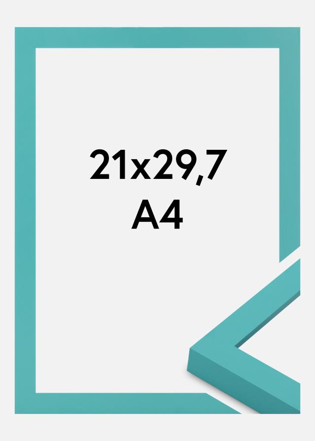 Ramă Selection Sticlă acrilică Aqua Blue 21x29.7 cm (A4)