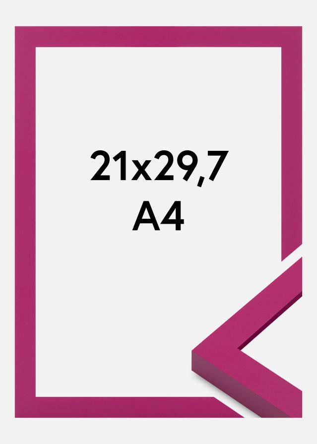 Ramă Selection Sticlă acrilică Bubblegum Pink 21x29.7 cm (A4)