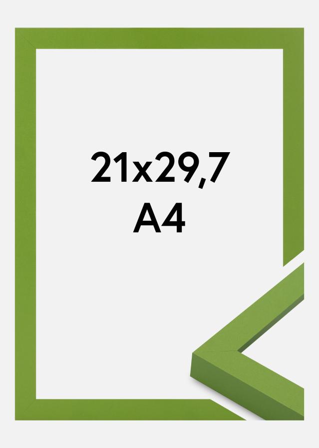 Ramă Selection Sticlă acrilică Lime Green 21x29.7 cm (A4)