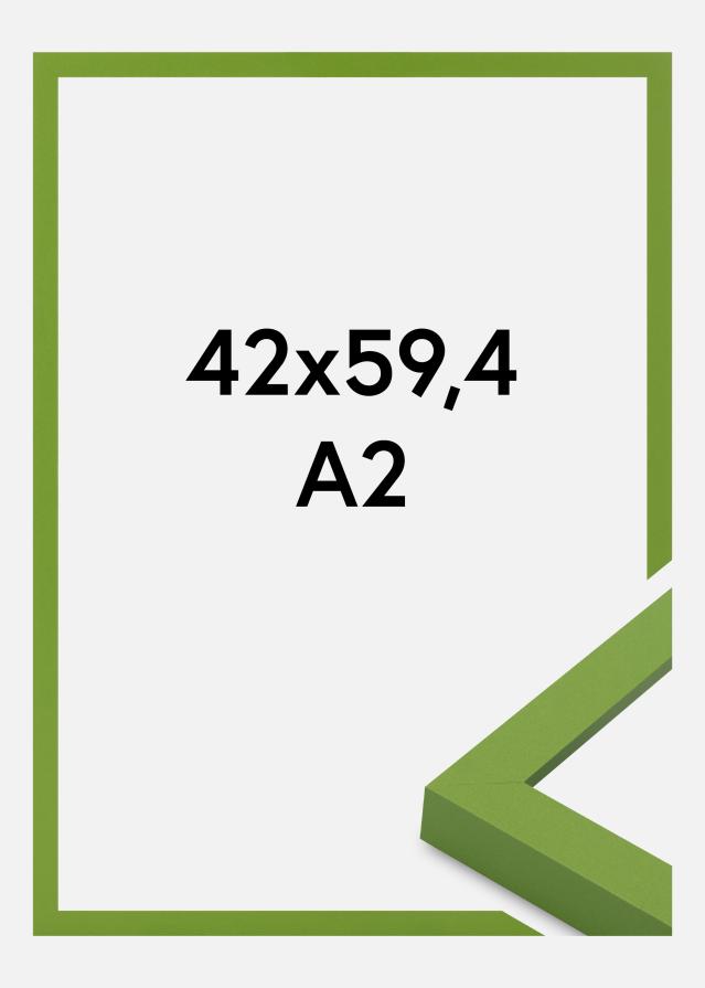 Ramă Selection Sticlă acrilică Lime Green 42x59.4 cm (A2)
