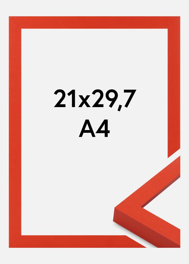 Ramă Selection Sticlă acrilică Red 21x29.7 cm (A4)