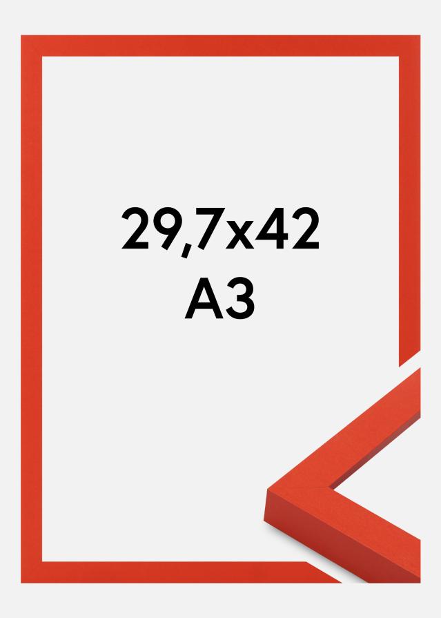 Ramă Selection Sticlă acrilică Red 29.7x42 cm (A3)