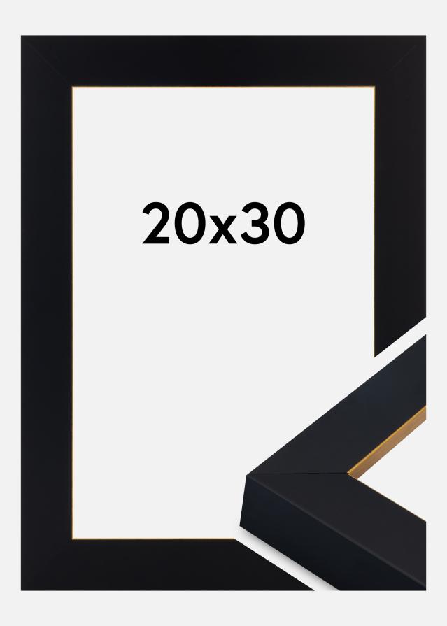 Ramă Sussex Sticlă acrilică Negru/Auriu 20x30 cm