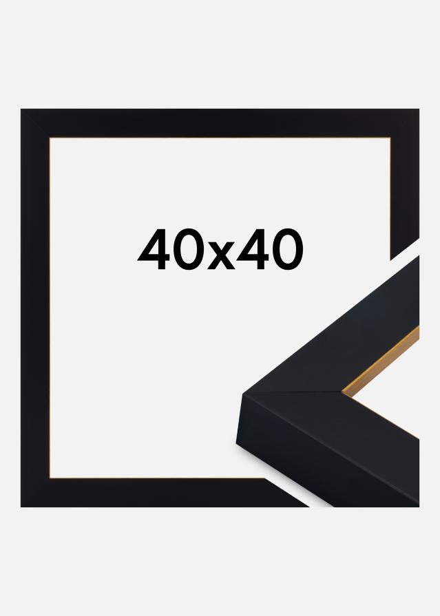 Ramă Sussex Sticlă acrilică Negru/Auriu 40x40 cm
