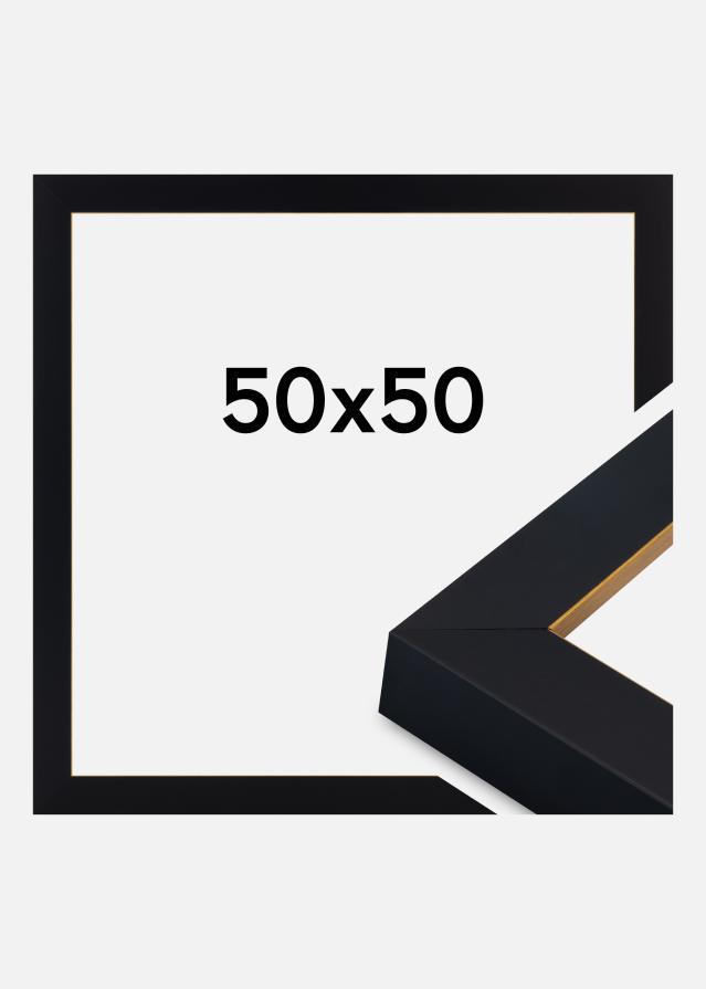 Ramă Sussex Sticlă acrilică Negru/Auriu 50x50 cm