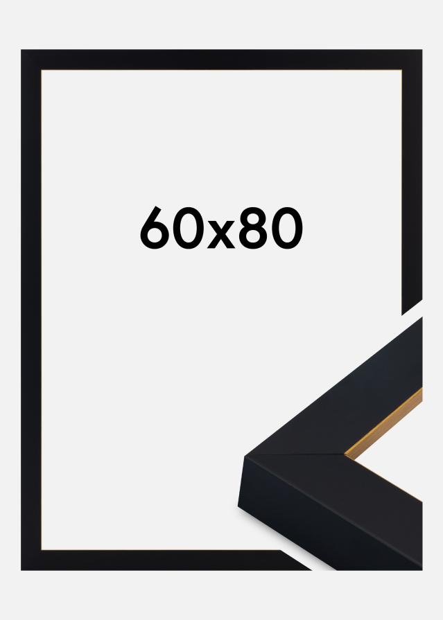 Ramă Sussex Sticlă acrilică Negru/Auriu 60x80 cm