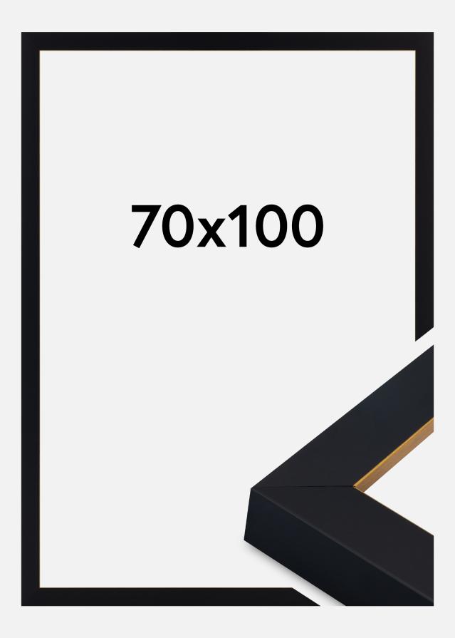 Ramă Sussex Sticlă acrilică Negru/Auriu 70x100 cm