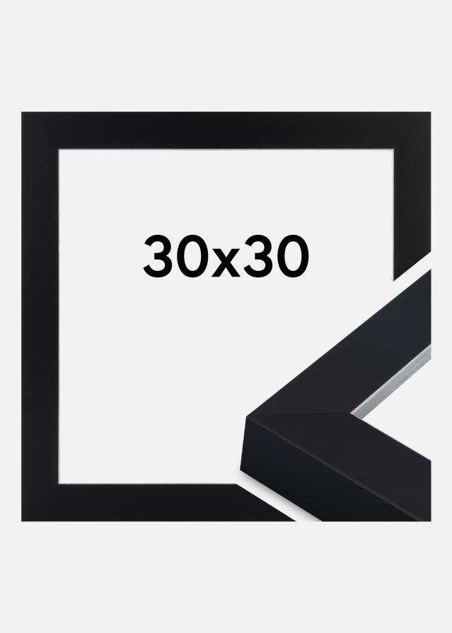 Ramă Sussex Sticlă acrilică Negru/Argintiu 30x30 cm