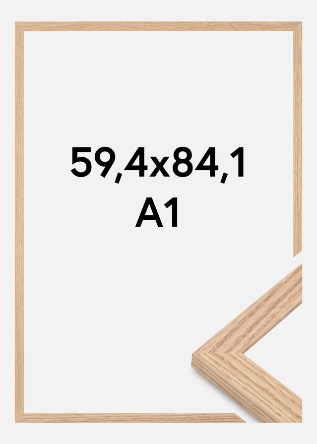 Ramă Tidlös Sticlă acrilică Stejar masiv 59,4x84,1 cm (A1)