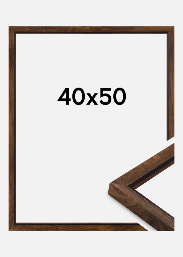 Ramă Obsidian Sticlă acrilică Nuc 40x50 cm