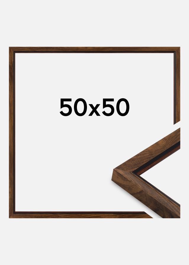 Ramă Obsidian Sticlă acrilică Nuc 50x50 cm