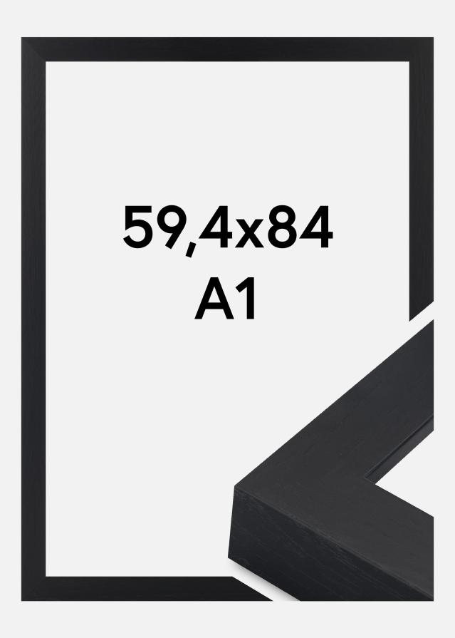 Ramă Wells Sticlă acrilică Negru 59,4x84,1 cm (A1)