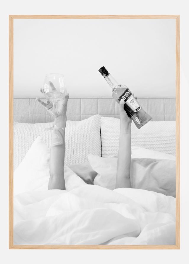 Aperol In Bed Low Key Poster