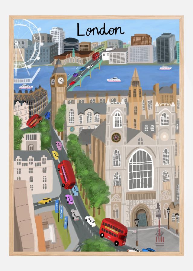 London City with View Poster