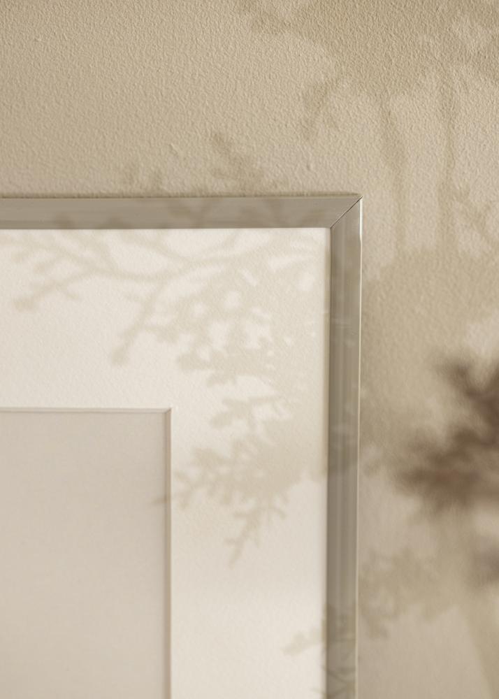 Ramă New Lifestyle Gri Pământ 13x18 cm - Paspartuuri Alb 10x12 cm