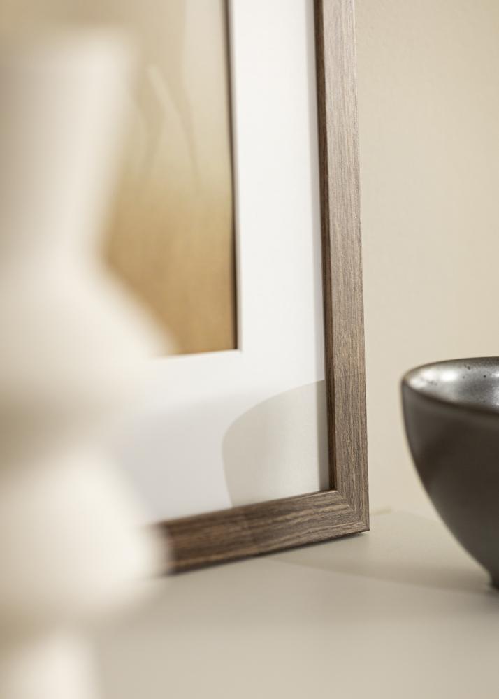 Ramă Stilren Maro Rece 40x50 cm - Paspartuuri Alb 29,7x42 cm