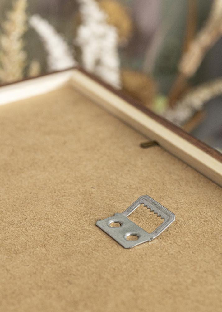 Ramă Stilren Maro Cald 40x40 cm - Paspartuuri Alb 28x28 cm