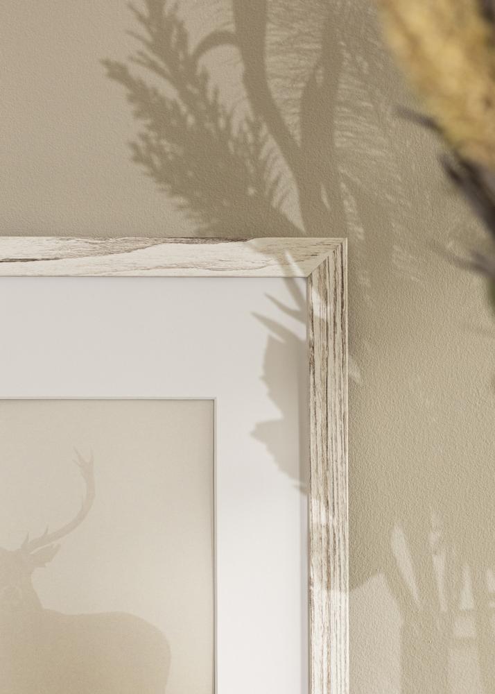 Ramă Stilren Vintage Alb 30x40 cm - Paspartuuri Alb 21x29,7 cm