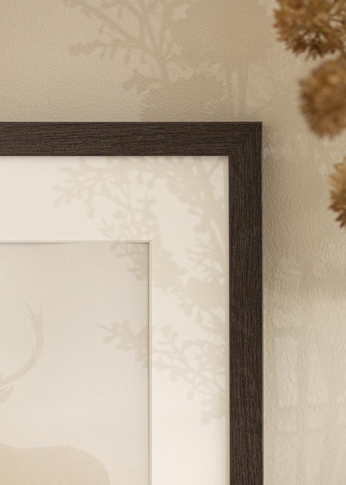 Ramă Stilren Wenge 50x70 cm - Paspartuuri Alb 40x60 cm