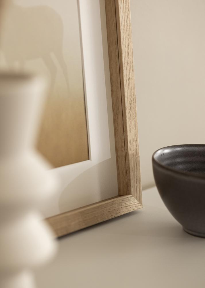 Ramă Amanda Box Sticlă acrilică Stejar 21x30 cm