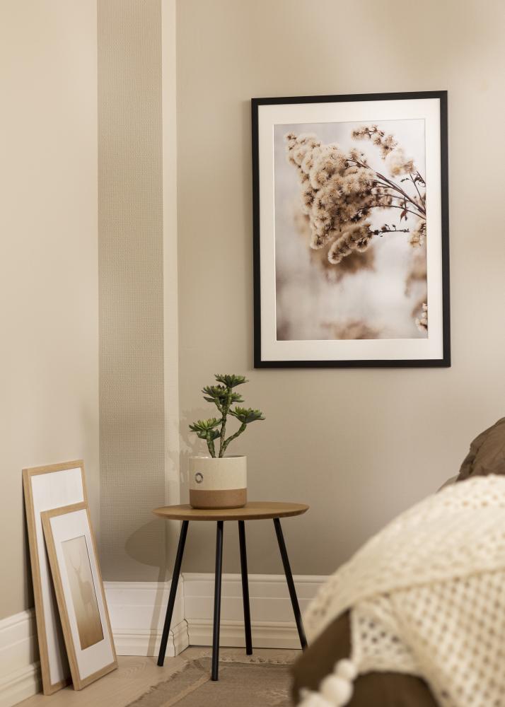 Ramă Stilren Negru 56x71 cm - Paspartuuri Alb 46x61 cm