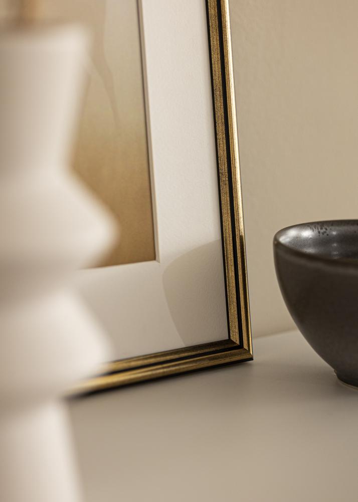 Ramă Horndal Sticlă acrilică Auriu 7x10 cm