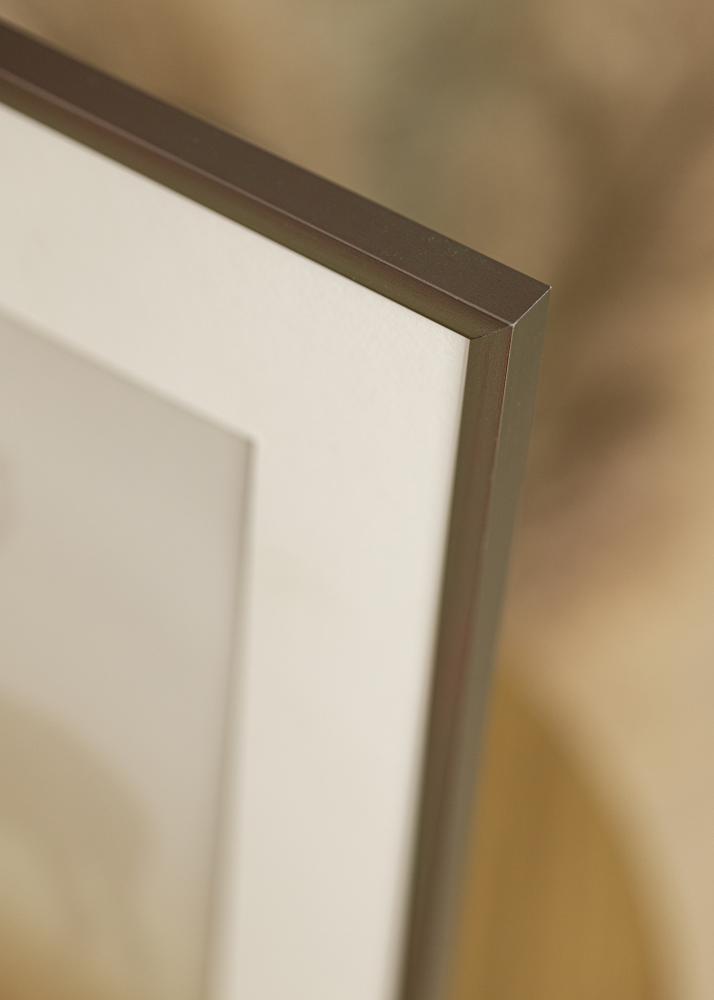 Ramă New Lifestyle Oţel 10x18 cm - Paspartuuri Alb 8x10 cm