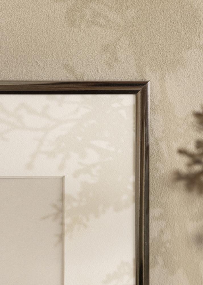 Ramă New Lifestyle Oţel 10x18 cm - Paspartuuri Alb 8x10 cm