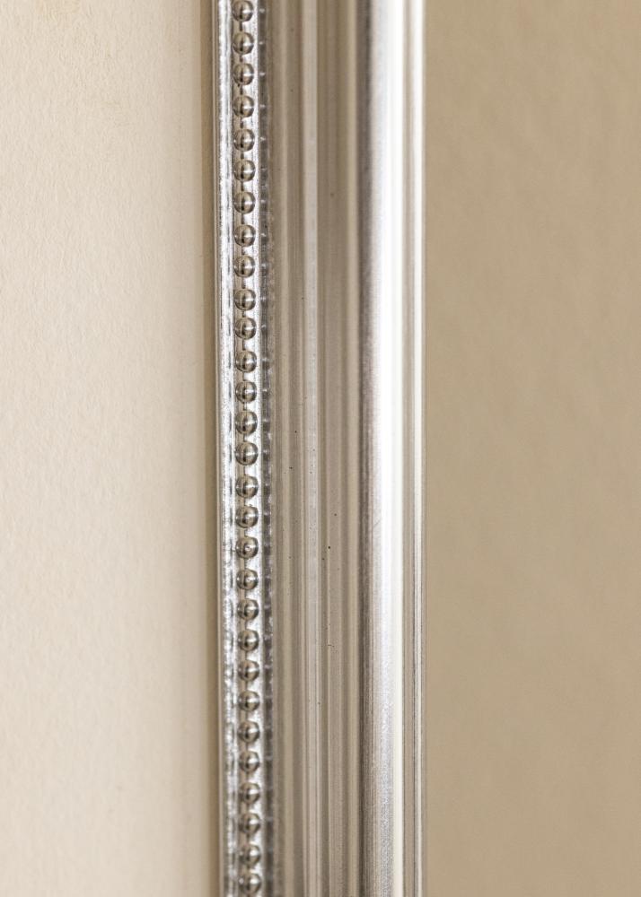 Ramă Gala Argint 50x70 cm - Paspartuuri Alb 39x60 cm