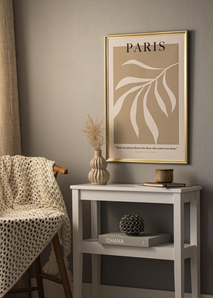 Ramă Gala Aur 40x50 cm - Paspartuuri Alb 30x38 cm