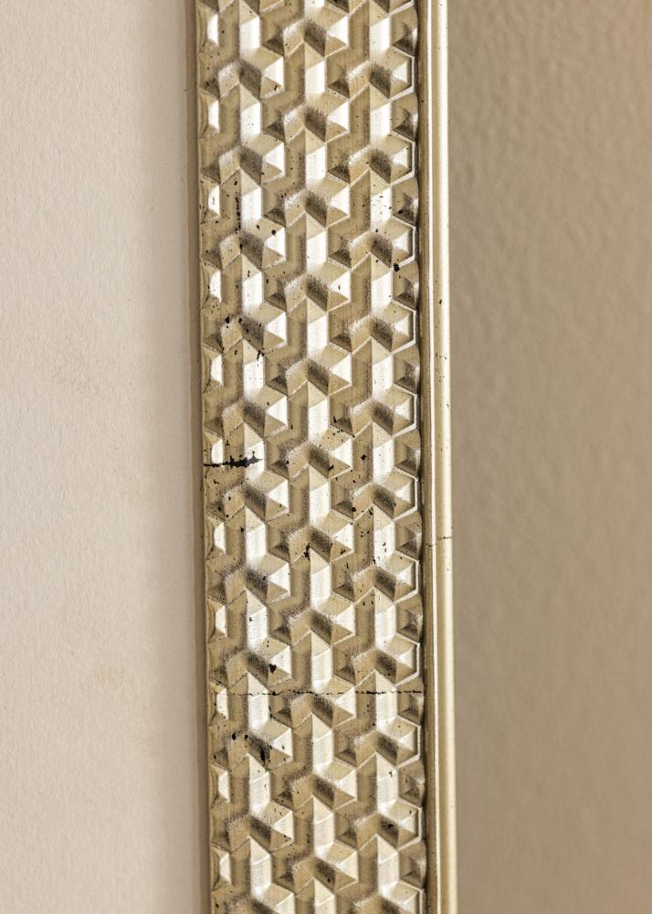 Ramă Grace Argint 30x40 cm - Paspartuuri Alb 22x32 cm