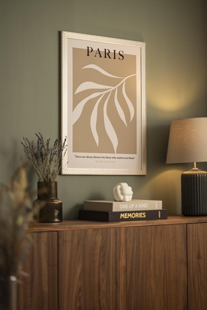 Ramă Grace Argint 30x40 cm - Paspartuuri Alb 22x32 cm