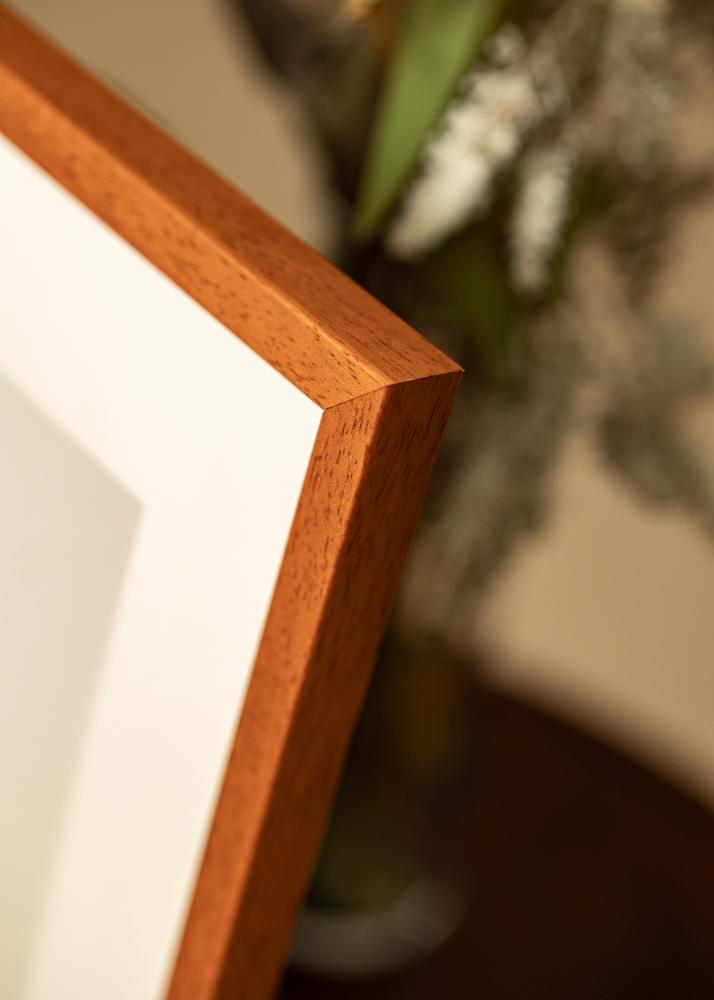 Ramă Ares Cireașă 50x70 cm - Paspartuuri Alb 16x23 inches