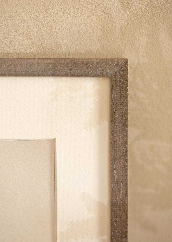 Ramă Ares Gri 50x65 cm - Paspartuuri Alb 40x54 cm