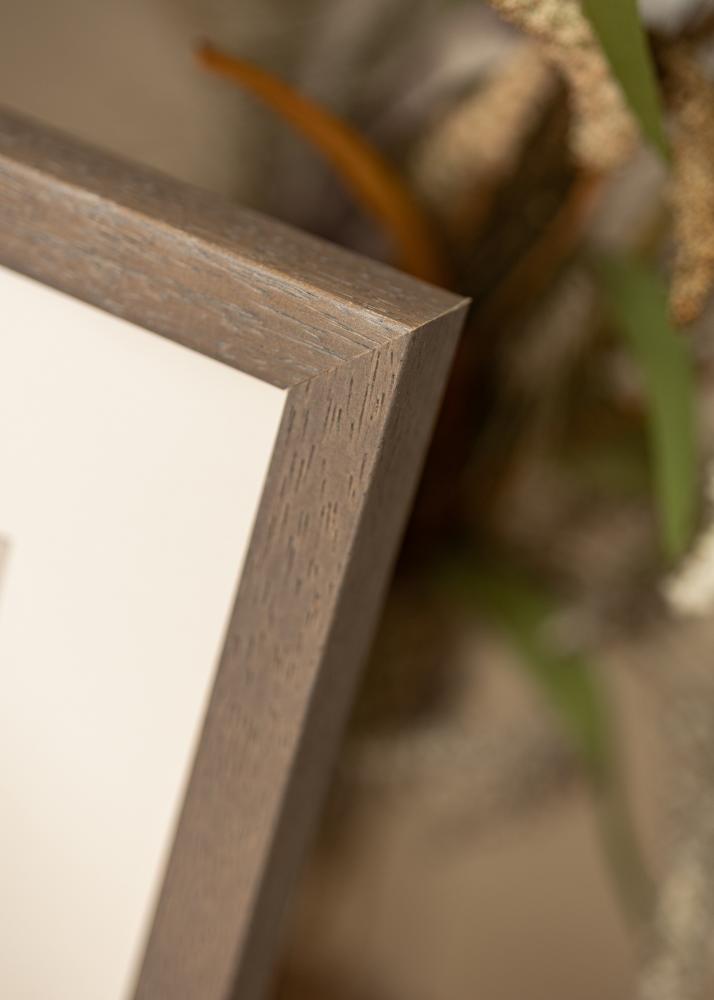 Ramă Hermes Gri 60x60 cm - Paspartuuri Alb 50x50 cm