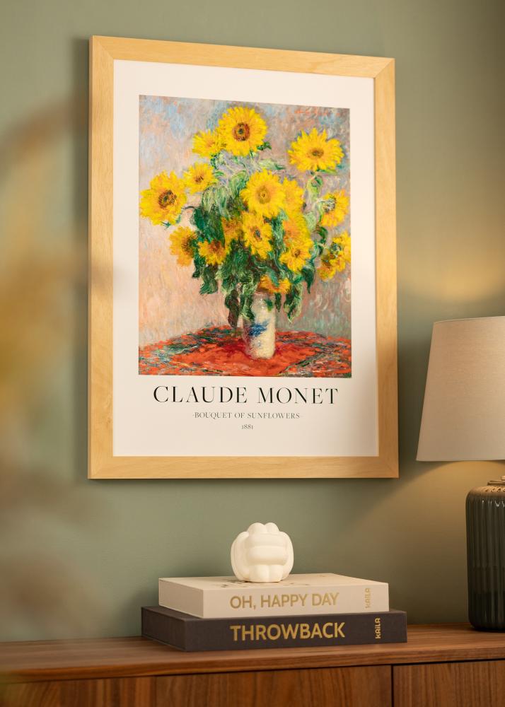 Ramă Juno Lemn 40x50 cm - Paspartuuri Alb 27,5x37 cm