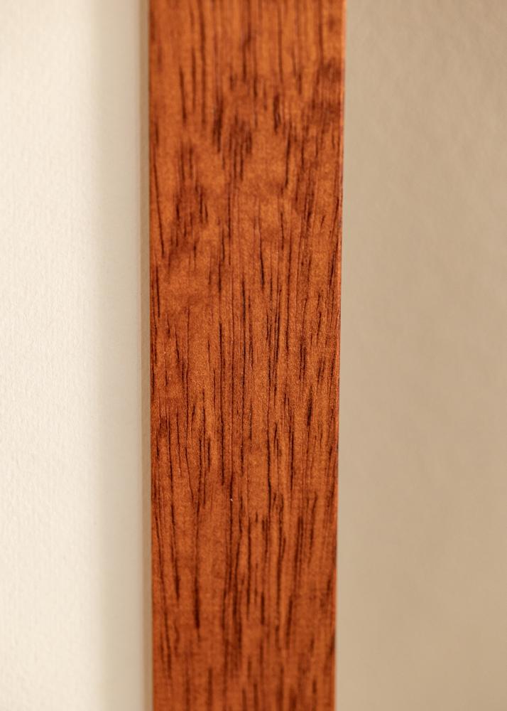 Ramă Juno Cireașă 28x35 cm - Paspartuuri Alb 20x25 cm