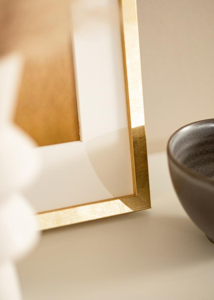 Ramă Ares Aur 50x60 cm - Paspartuuri Alb 16x20 inches