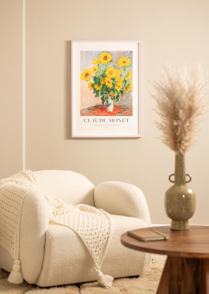 Ramă Diana Roz 20x30 cm - Paspartuuri Alb 10x21 cm