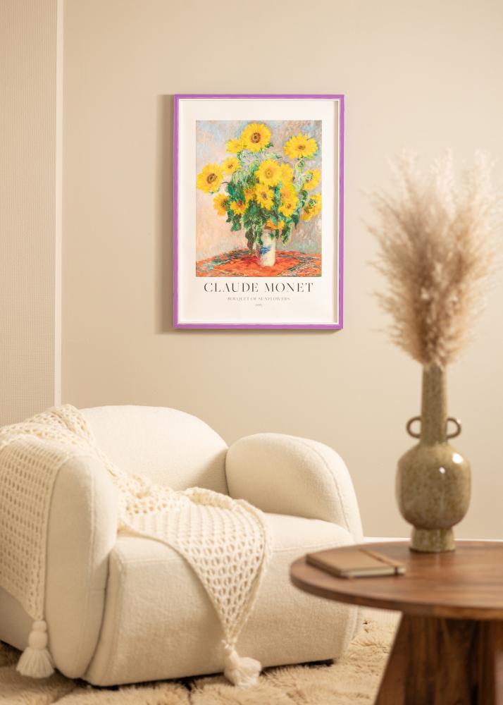 Ramă Diana Violet 45x60 cm - Paspartuuri Alb 13x18 inch