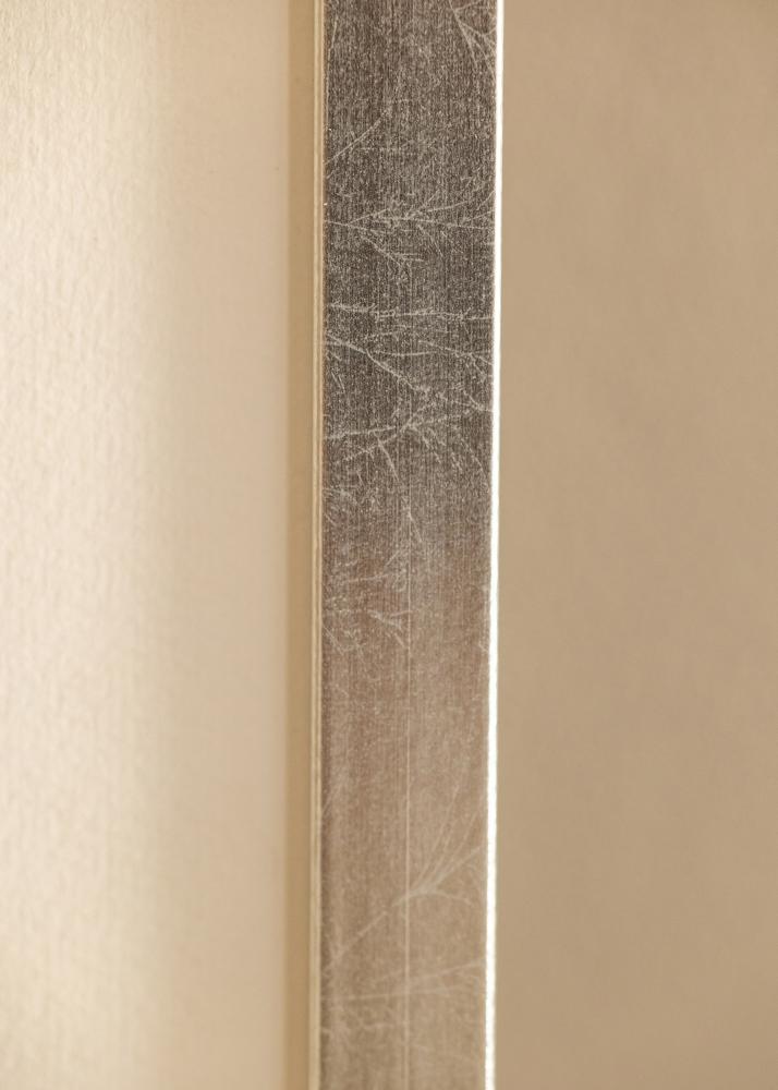 Ramă Minerva Argint 30x40 cm - Paspartuuri Alb 20x30 cm